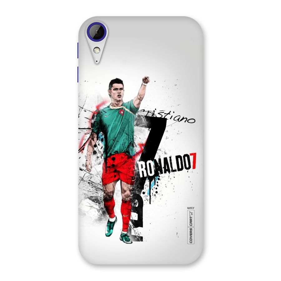 Ronaldo In Portugal Jersey Back Case for Desire 830
