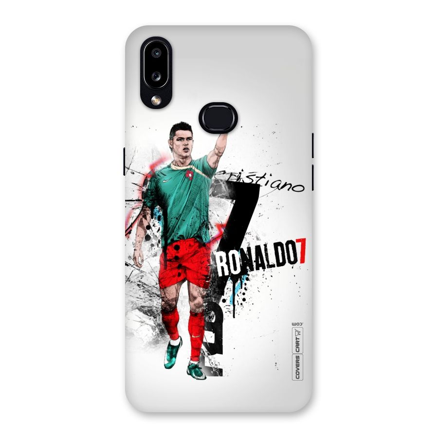 Ronaldo In Portugal Jersey Back Case for Galaxy A10s