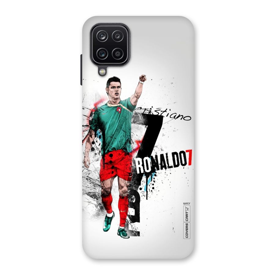 Ronaldo In Portugal Jersey Back Case for Galaxy A12