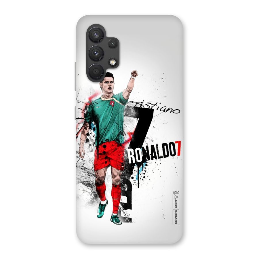 Ronaldo In Portugal Jersey Back Case for Galaxy A32