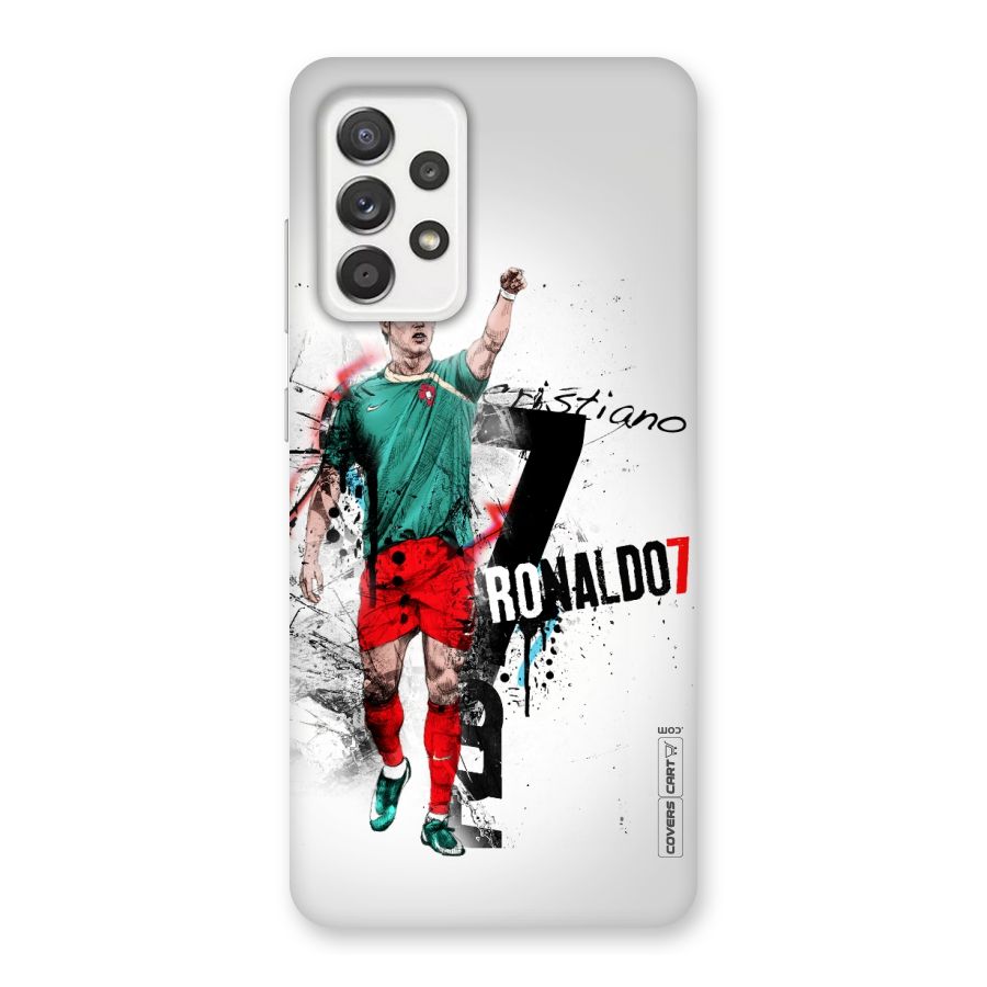 Ronaldo In Portugal Jersey Back Case for Galaxy A52