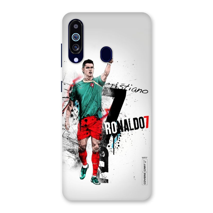 Ronaldo In Portugal Jersey Back Case for Galaxy A60