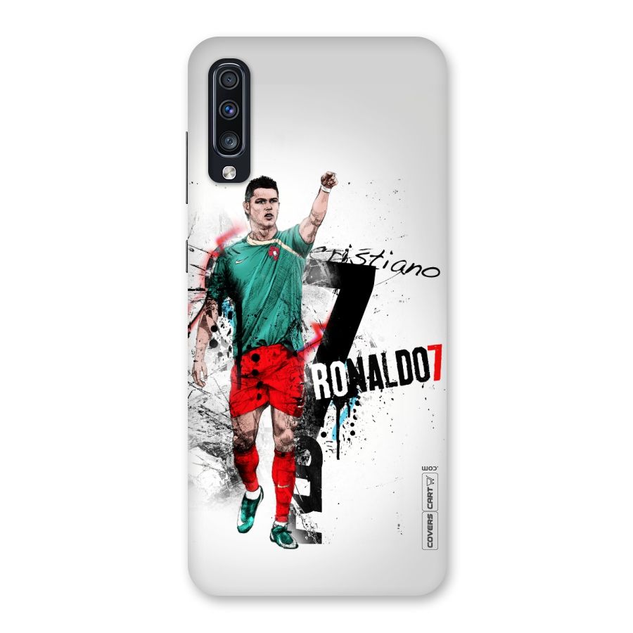Ronaldo In Portugal Jersey Back Case for Galaxy A70