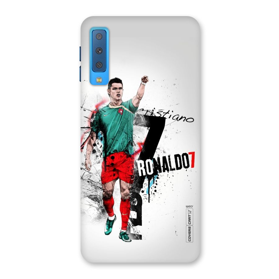 Ronaldo In Portugal Jersey Back Case for Galaxy A7 (2018)