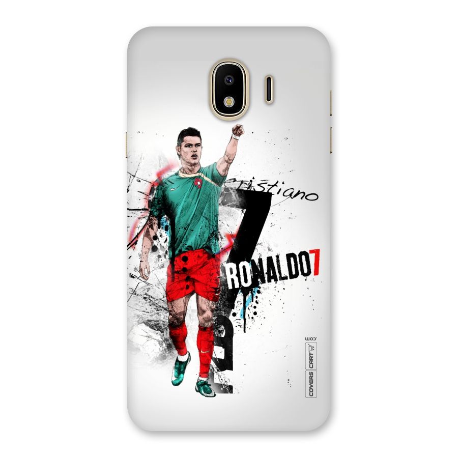 Ronaldo In Portugal Jersey Back Case for Galaxy J4