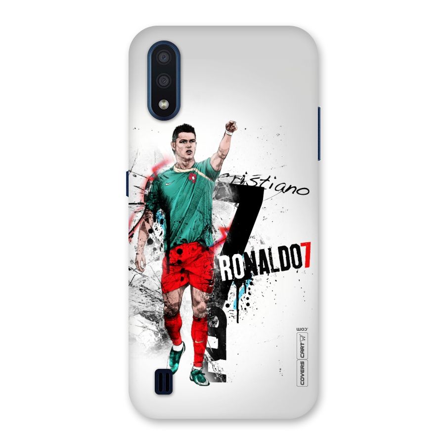 Ronaldo In Portugal Jersey Back Case for Galaxy M01