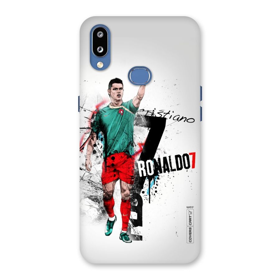 Ronaldo In Portugal Jersey Back Case for Galaxy M01s