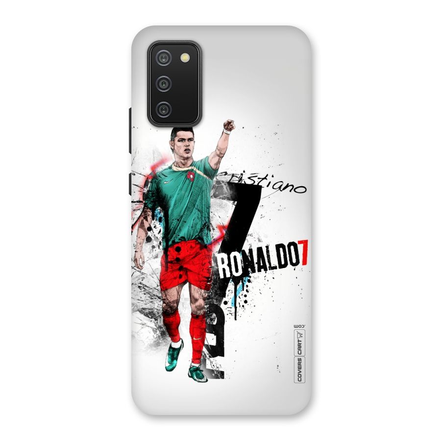 Ronaldo In Portugal Jersey Back Case for Galaxy M02s