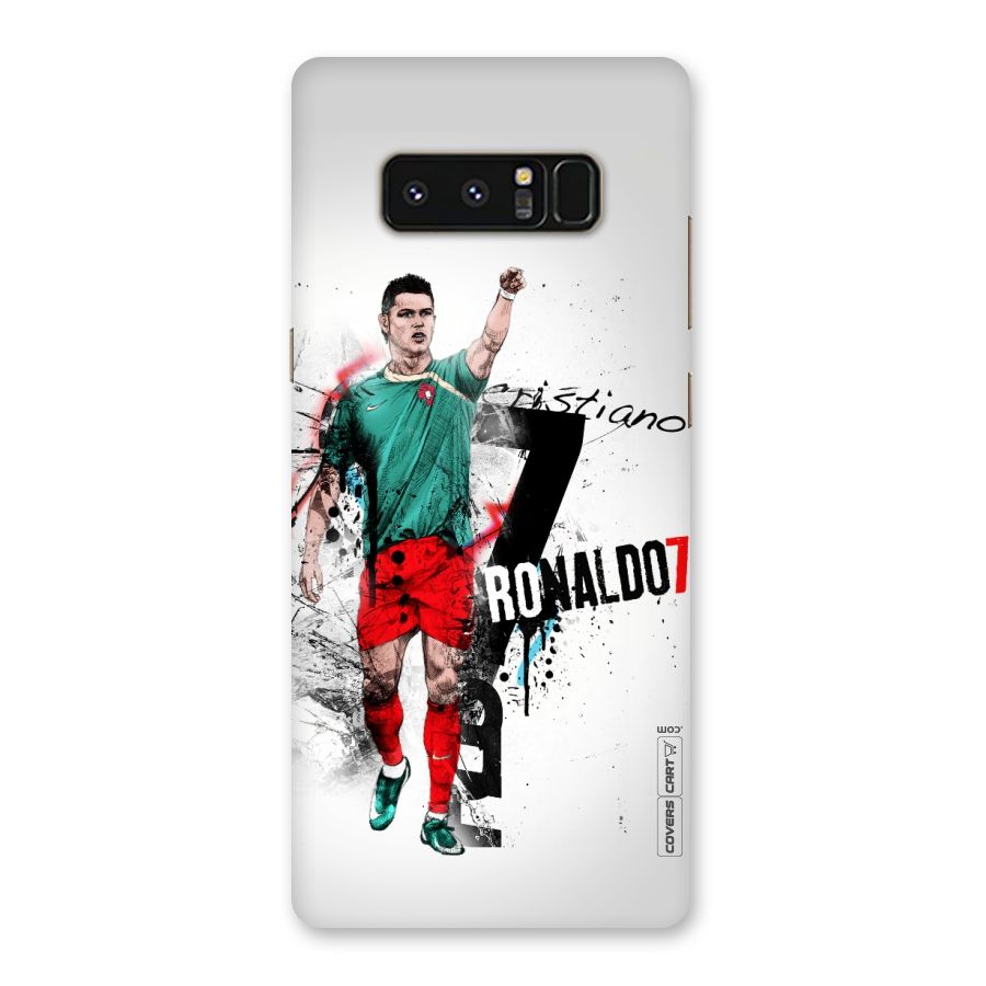 Ronaldo In Portugal Jersey Back Case for Galaxy Note 8