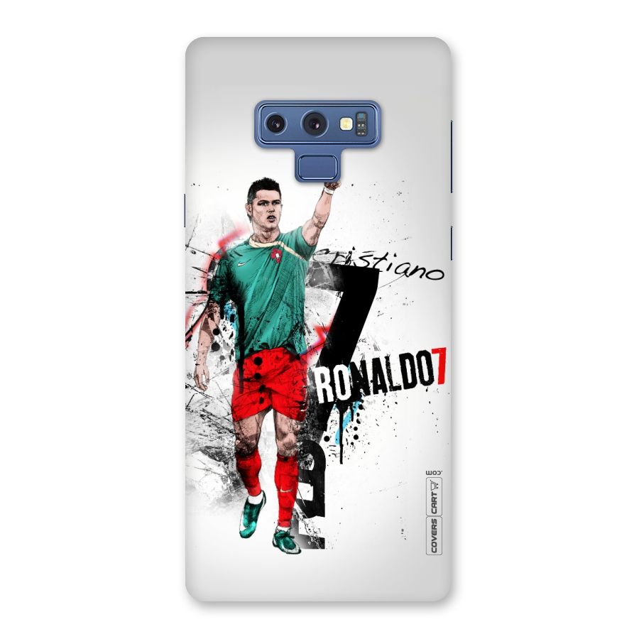 Ronaldo In Portugal Jersey Back Case for Galaxy Note 9