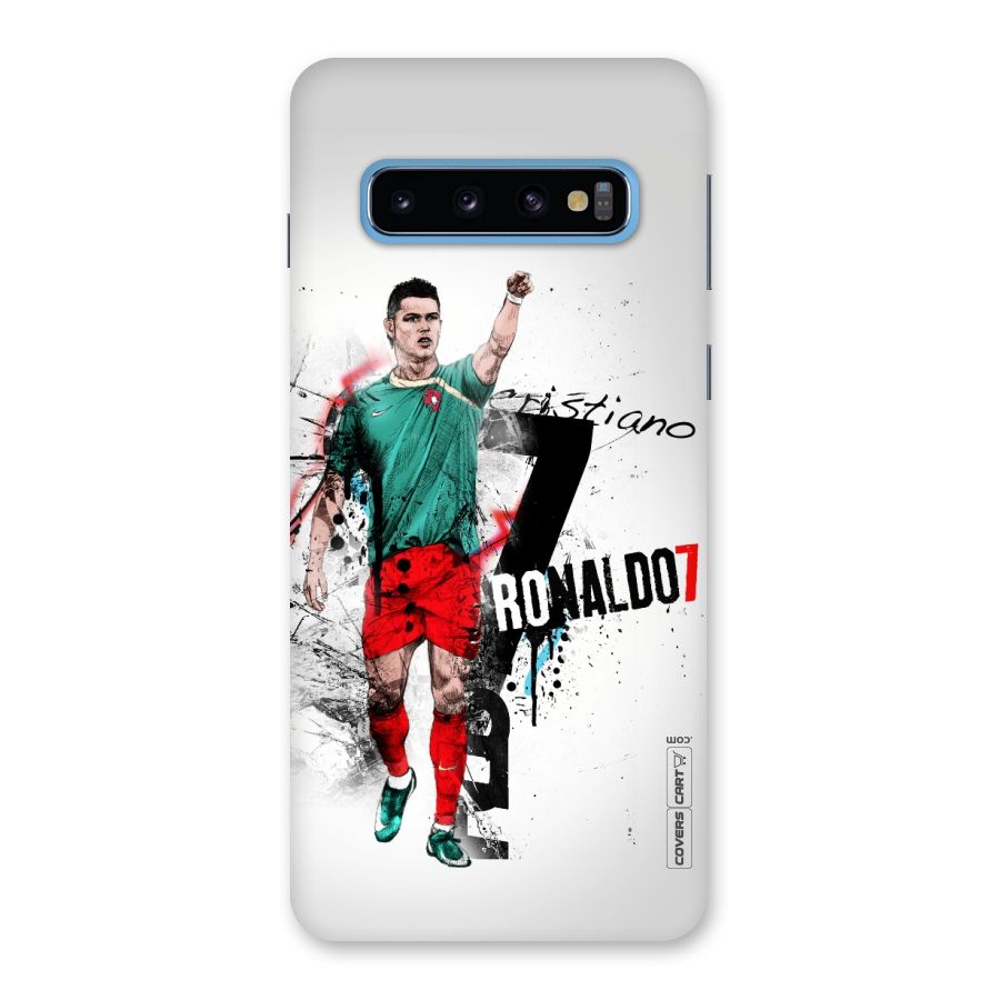 Ronaldo In Portugal Jersey Back Case for Galaxy S10
