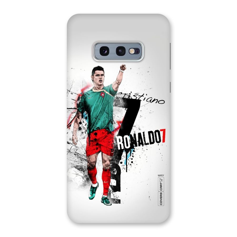 Ronaldo In Portugal Jersey Back Case for Galaxy S10e