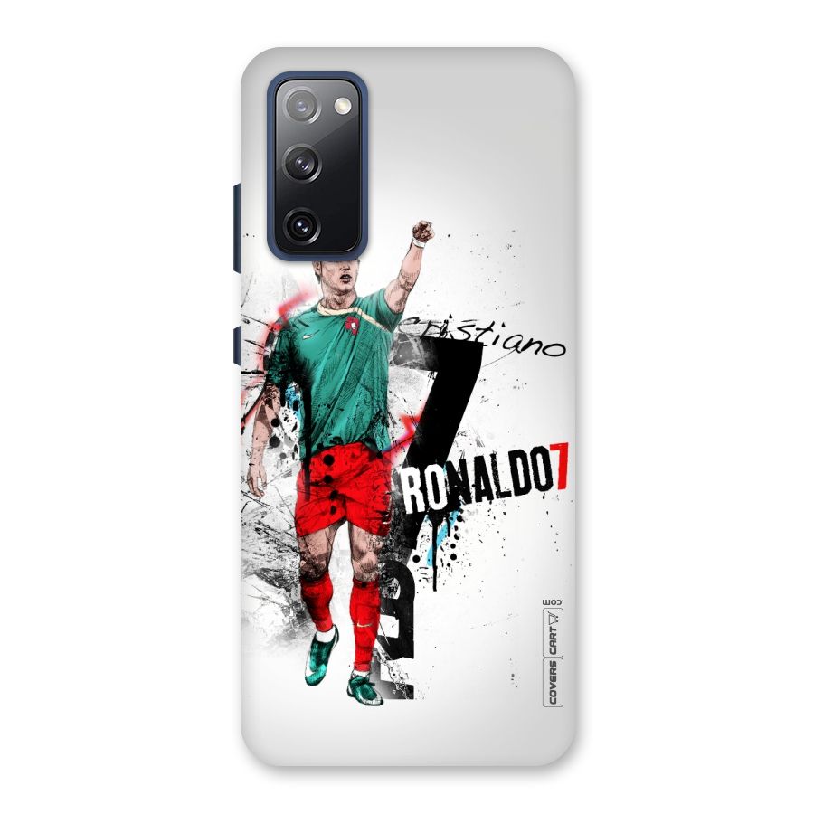 Ronaldo In Portugal Jersey Back Case for Galaxy S20 FE