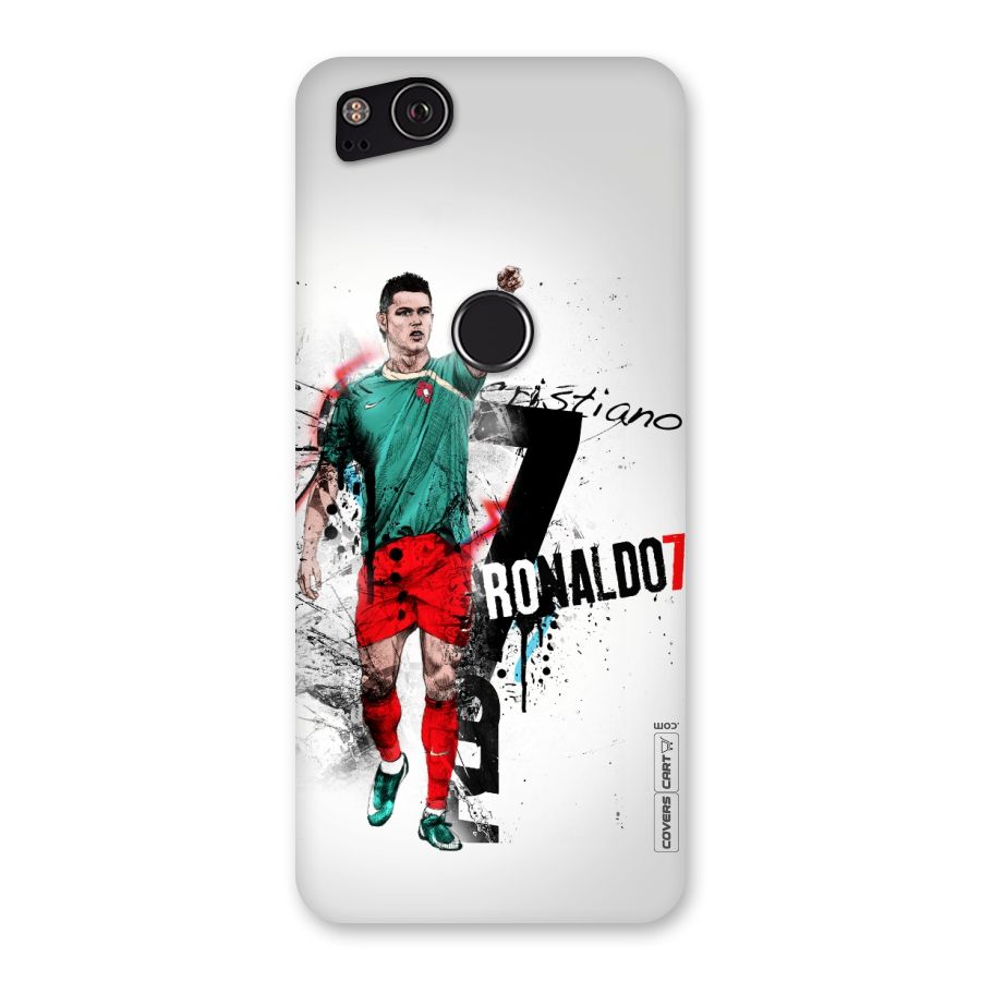 Ronaldo In Portugal Jersey Back Case for Google Pixel 2