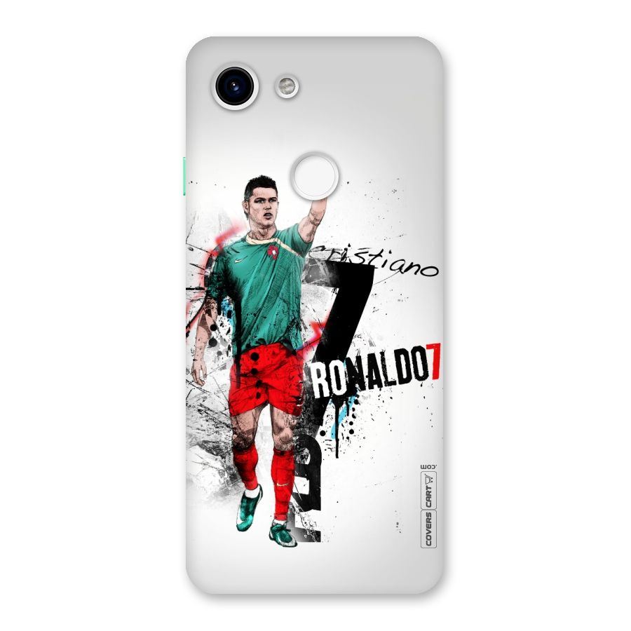 Ronaldo In Portugal Jersey Back Case for Google Pixel 3