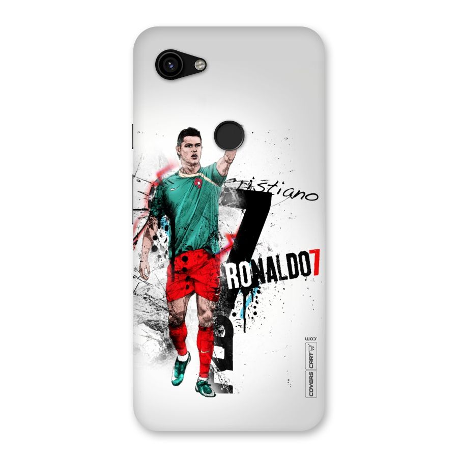 Ronaldo In Portugal Jersey Back Case for Google Pixel 3a XL