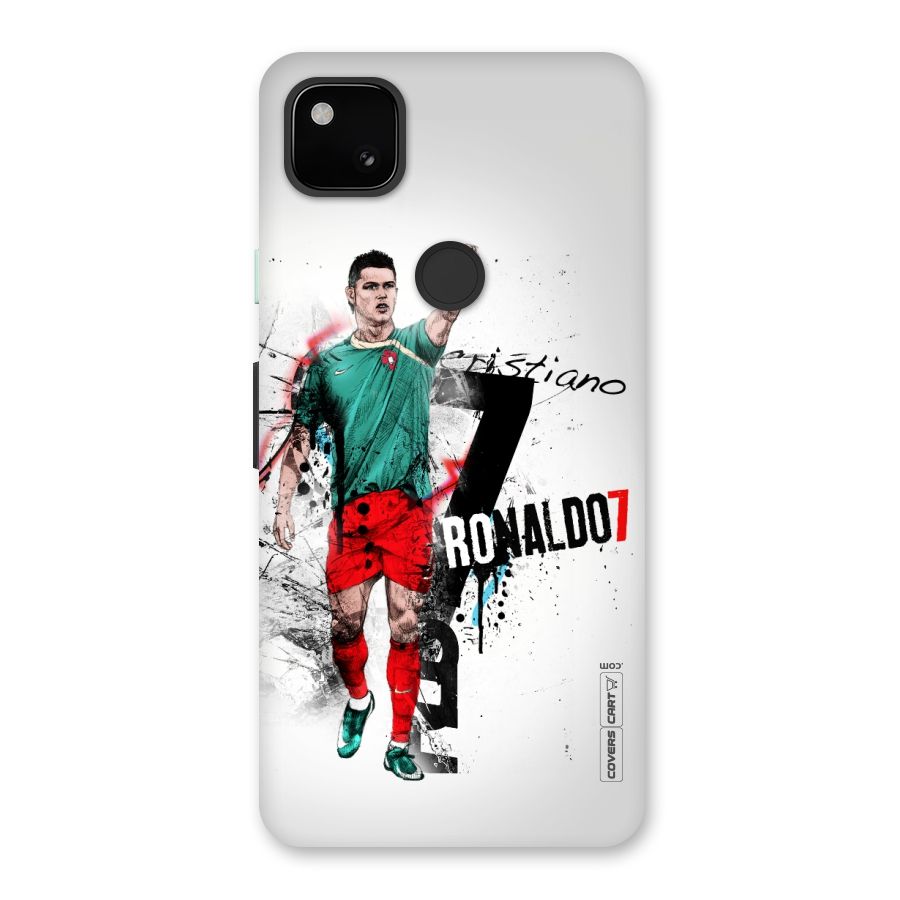 Ronaldo In Portugal Jersey Back Case for Google Pixel 4a