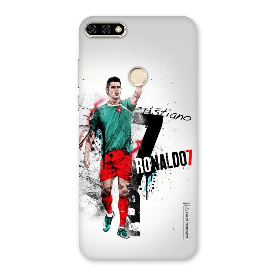 Ronaldo In Portugal Jersey Back Case for Honor 7A