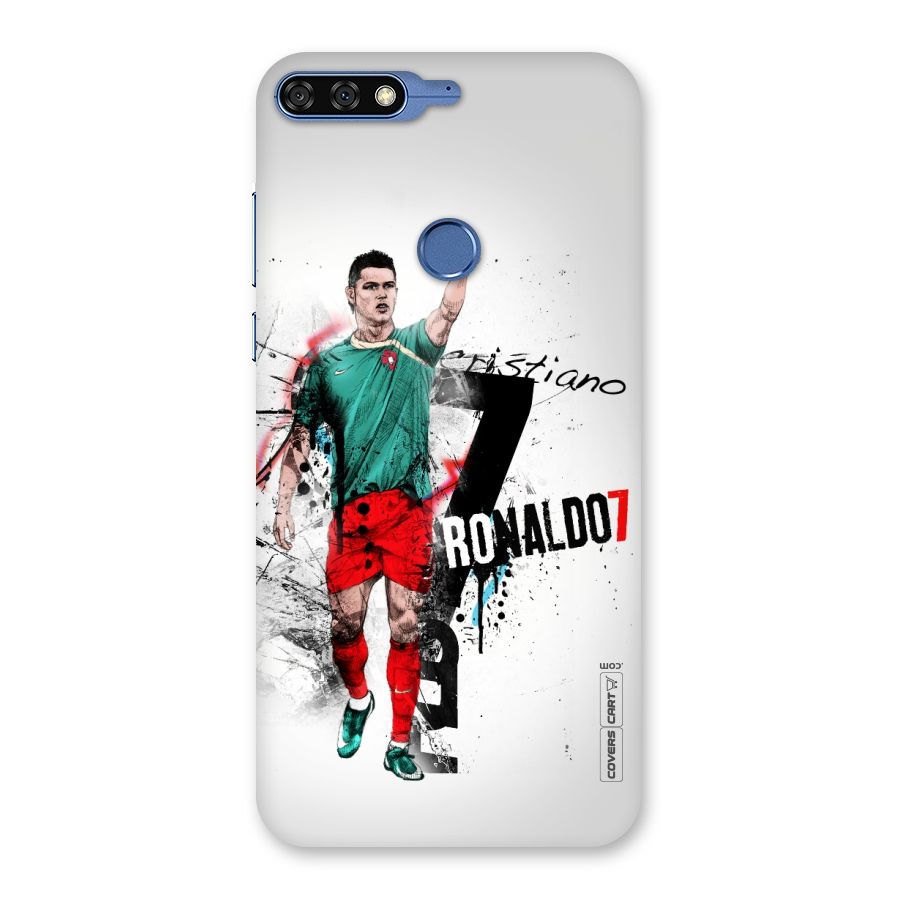 Ronaldo In Portugal Jersey Back Case for Honor 7C