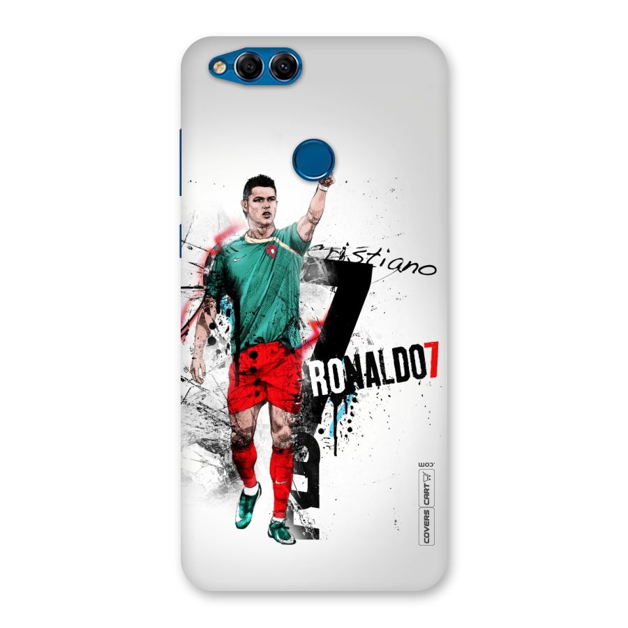Ronaldo In Portugal Jersey Back Case for Honor 7X