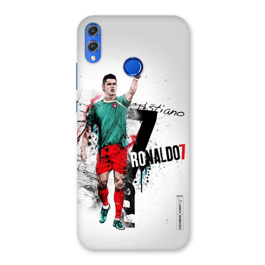 Ronaldo In Portugal Jersey Back Case for Honor 8X