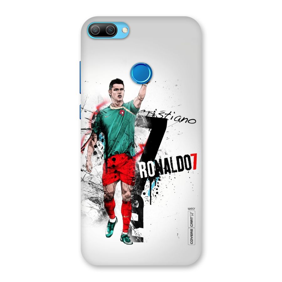 Ronaldo In Portugal Jersey Back Case for Honor 9N