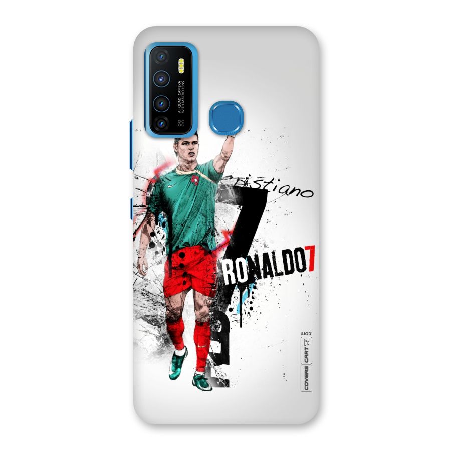 Ronaldo In Portugal Jersey Back Case for Infinix Hot 9