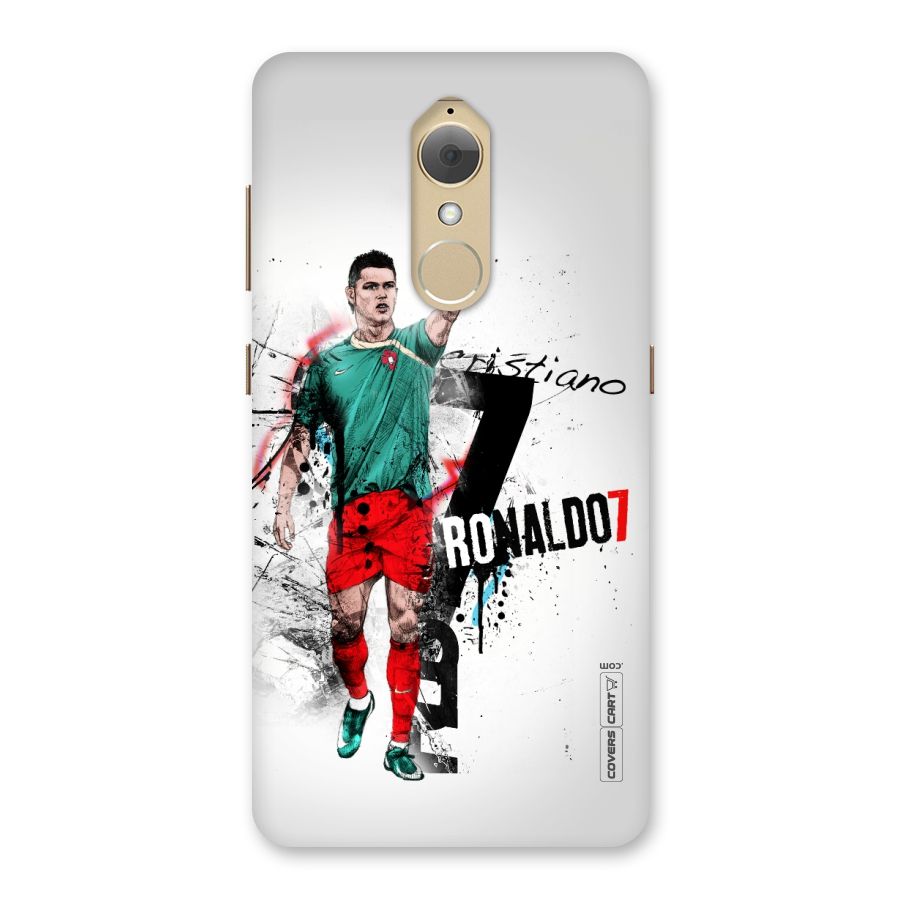 Ronaldo In Portugal Jersey Back Case for Lenovo K8