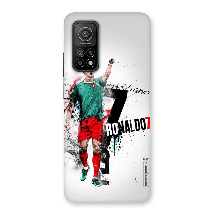 Ronaldo In Portugal Jersey Back Case for Mi 10T 5G