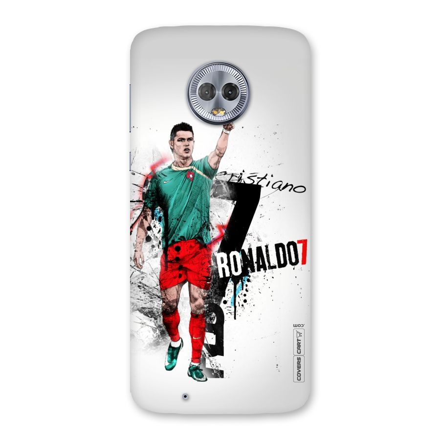 Ronaldo In Portugal Jersey Back Case for Moto G6