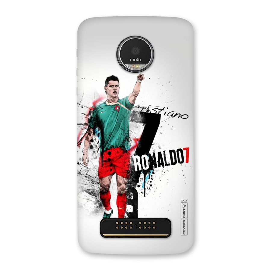 Ronaldo In Portugal Jersey Back Case for Moto Z Play