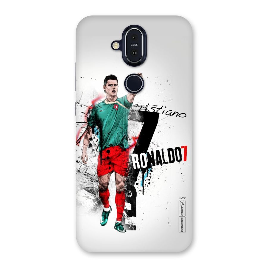 Ronaldo In Portugal Jersey Back Case for Nokia 8.1