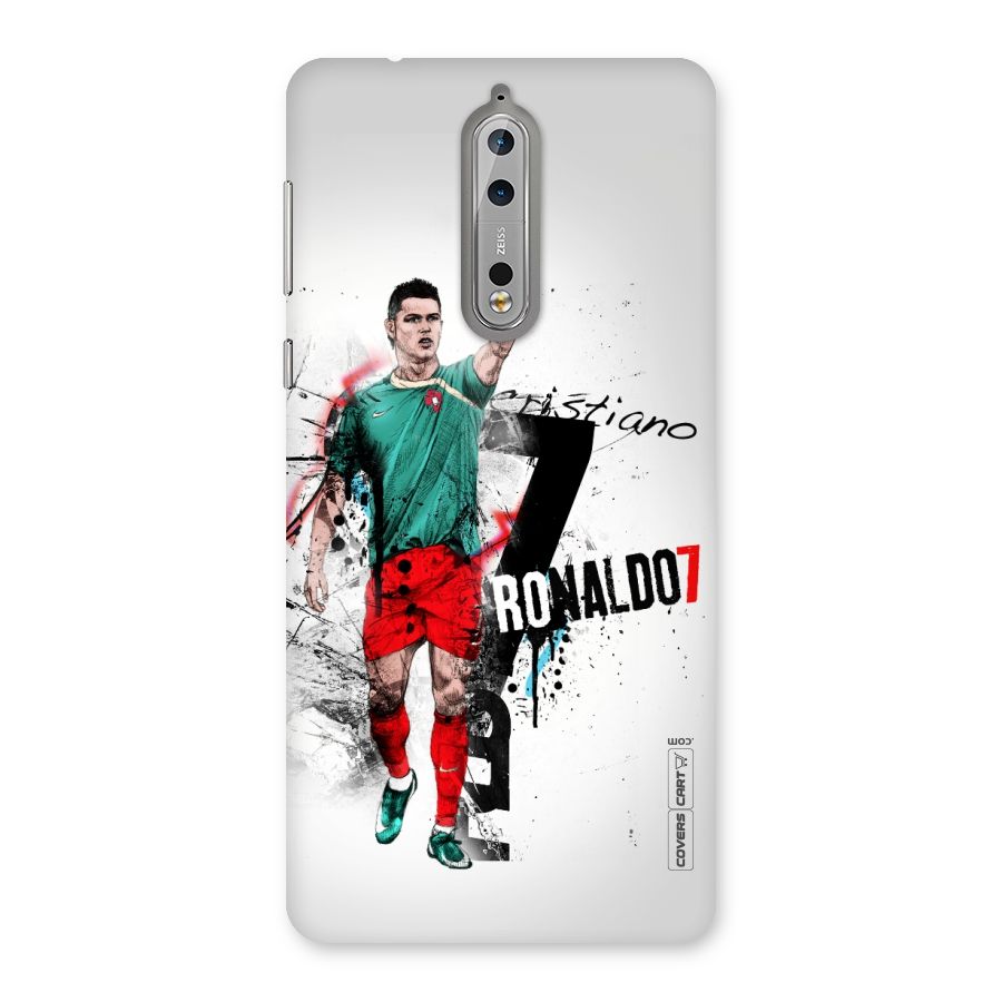 Ronaldo In Portugal Jersey Back Case for Nokia 8