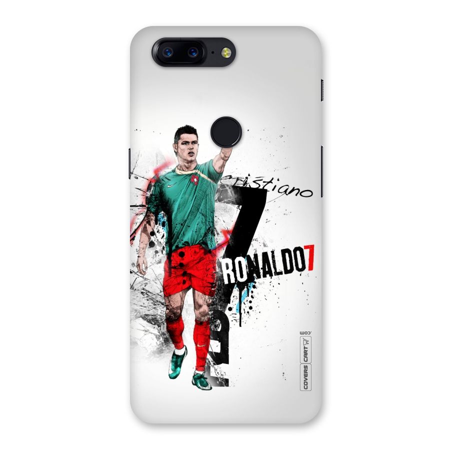 Ronaldo In Portugal Jersey Back Case for OnePlus 5T