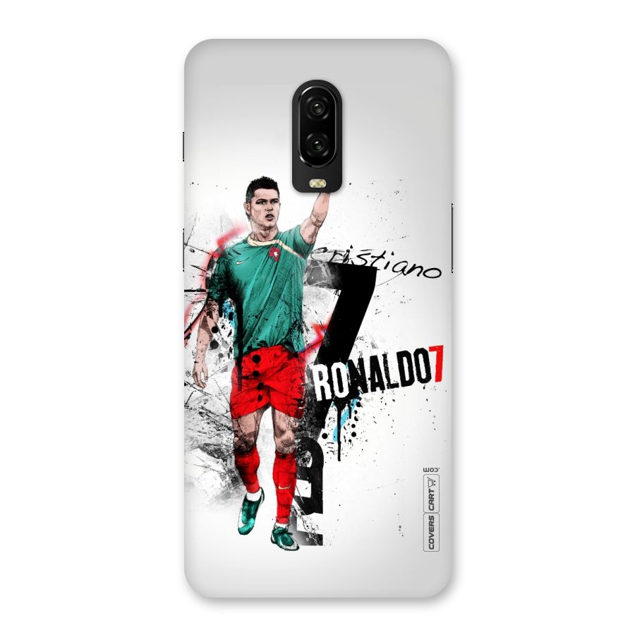 Ronaldo In Portugal Jersey Back Case for OnePlus 6T