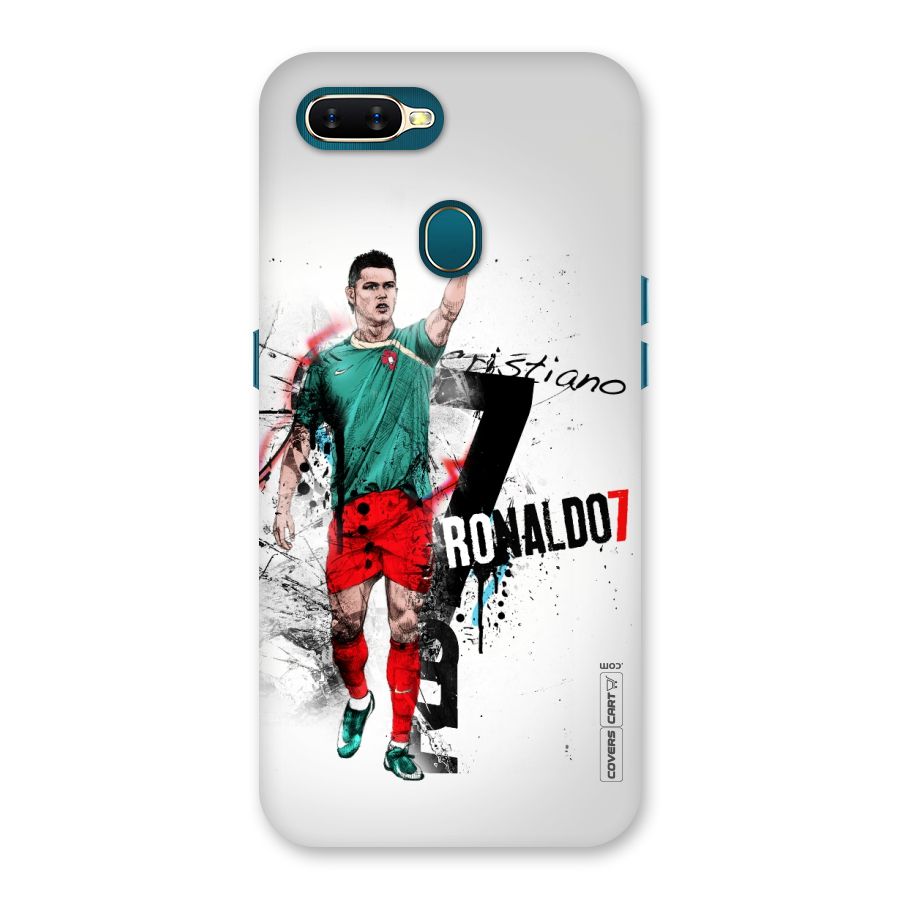 Ronaldo In Portugal Jersey Back Case for Oppo A11k
