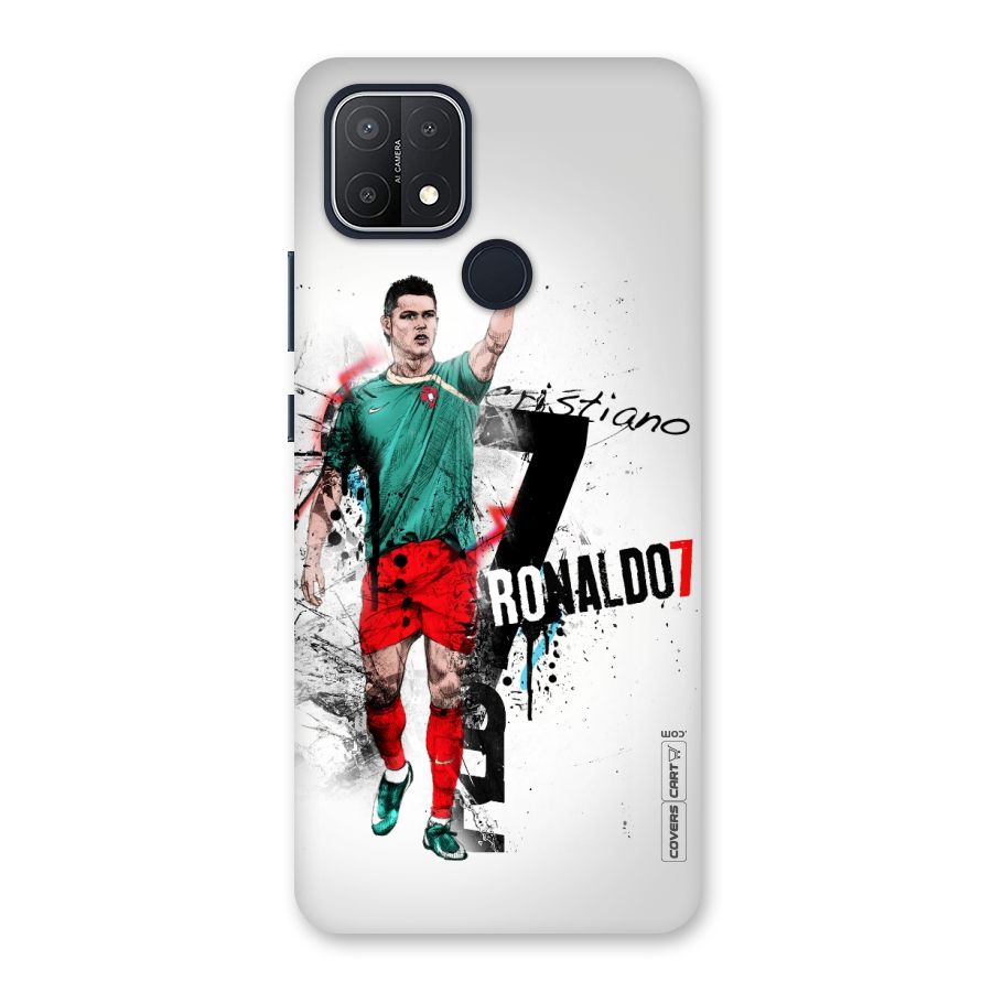 Ronaldo In Portugal Jersey Back Case for Oppo A15