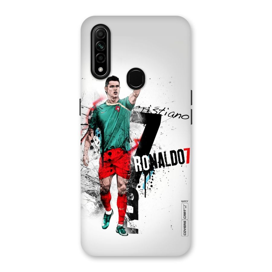 Ronaldo In Portugal Jersey Back Case for Oppo A31