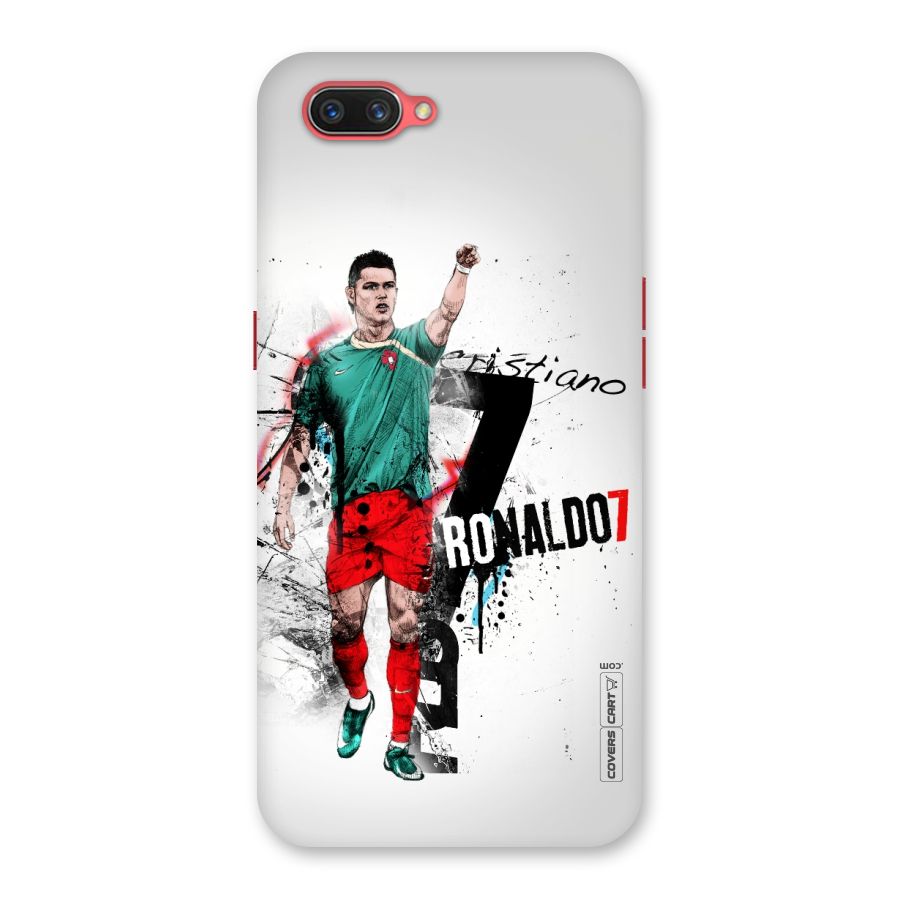 Ronaldo In Portugal Jersey Back Case for Oppo A3s