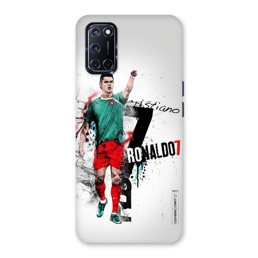 Ronaldo In Portugal Jersey Back Case for Oppo A52