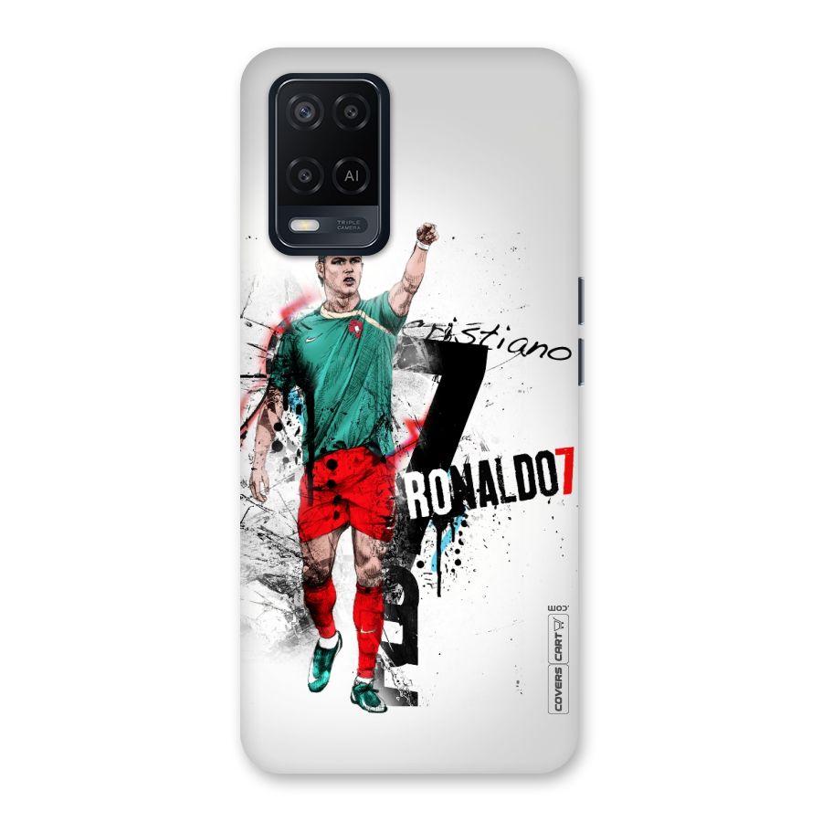 Ronaldo In Portugal Jersey Back Case for Oppo A54