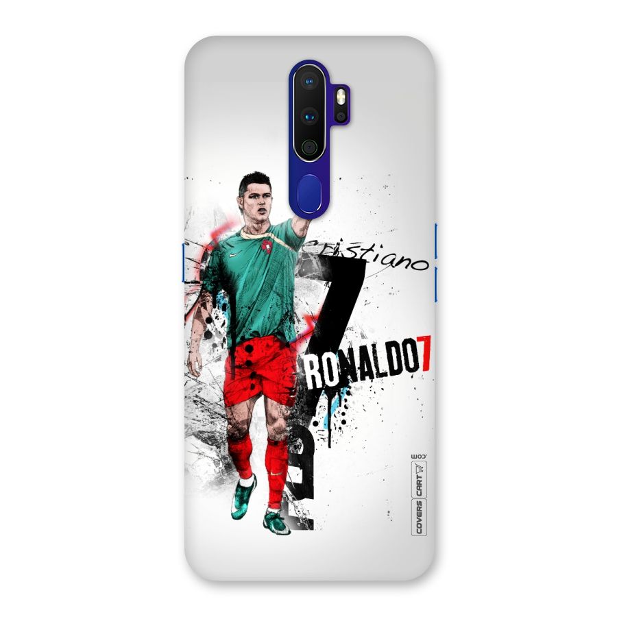 Ronaldo In Portugal Jersey Back Case for Oppo A9 (2020)