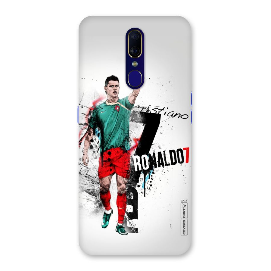 Ronaldo In Portugal Jersey Back Case for Oppo F11