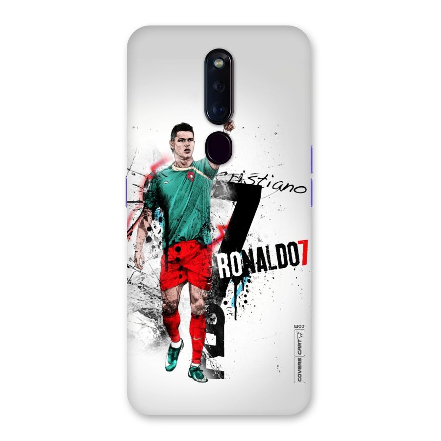Ronaldo In Portugal Jersey Back Case for Oppo F11 Pro