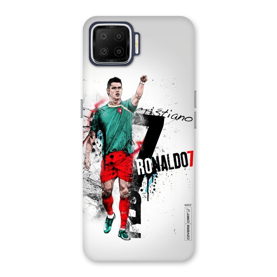 Ronaldo In Portugal Jersey Back Case for Oppo F17