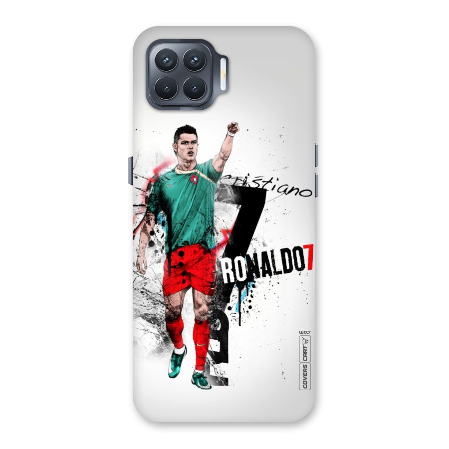 Ronaldo In Portugal Jersey Back Case for Oppo F17 Pro