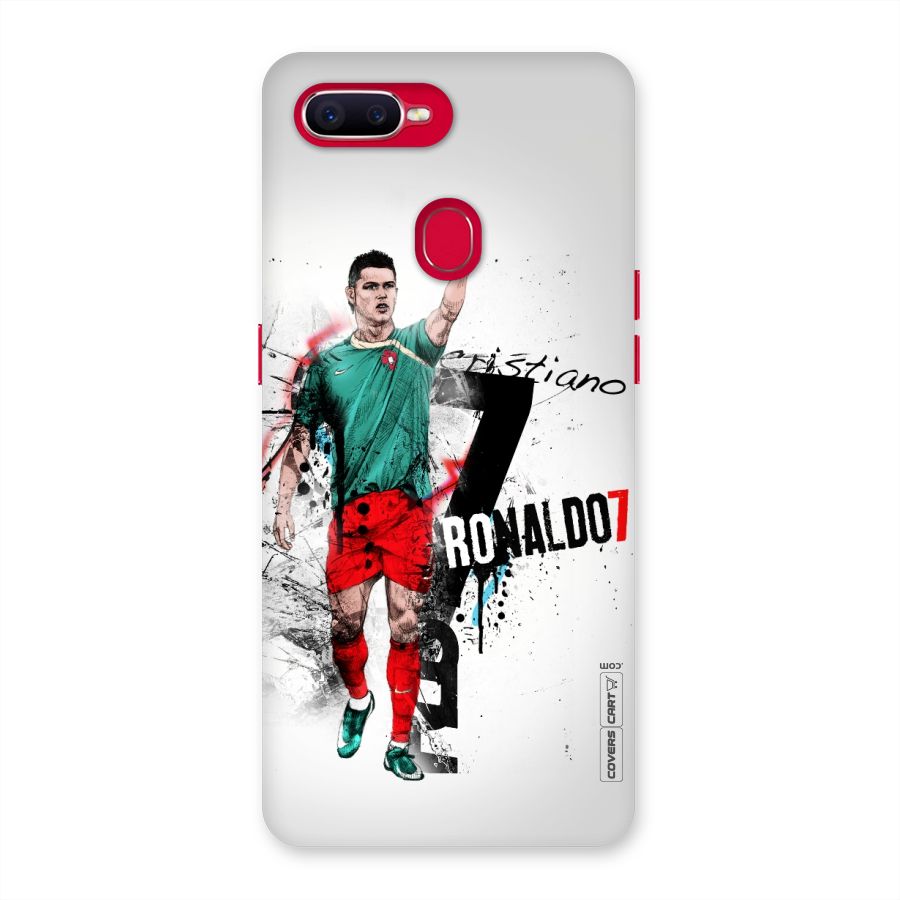 Ronaldo In Portugal Jersey Back Case for Oppo F9 Pro