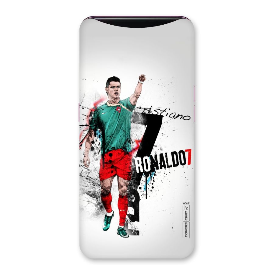 Ronaldo In Portugal Jersey Back Case for Oppo Find X