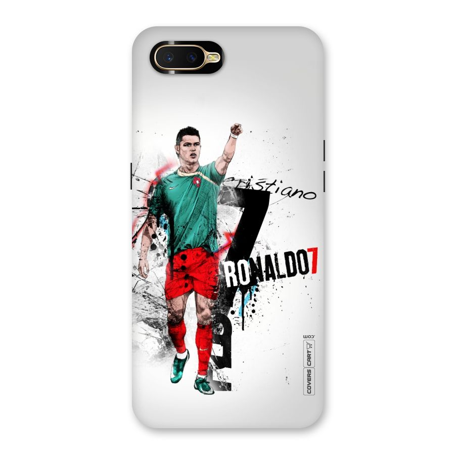 Ronaldo In Portugal Jersey Back Case for Oppo K1