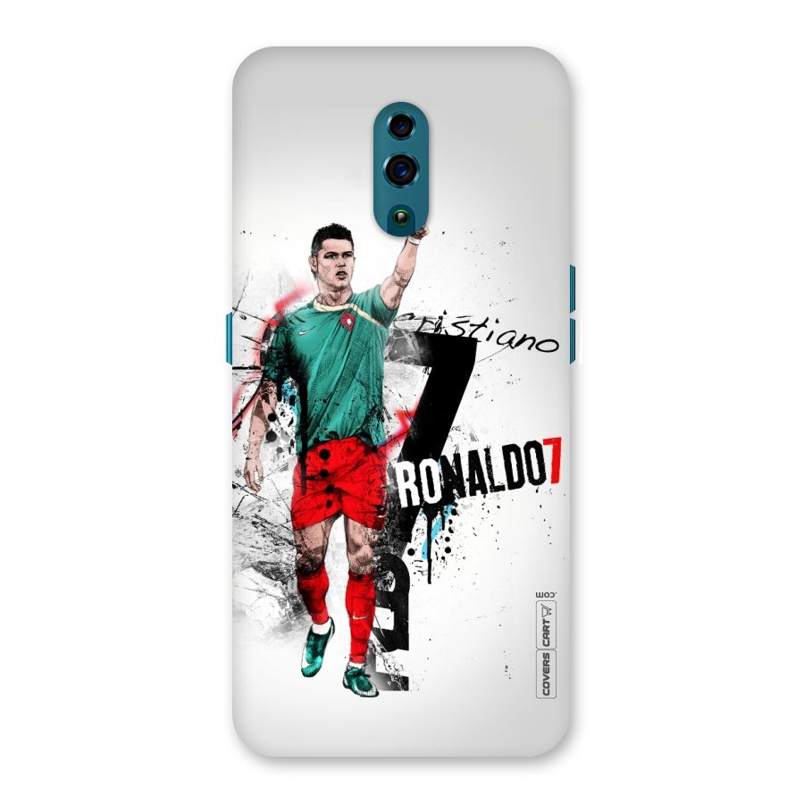 Ronaldo In Portugal Jersey Back Case for Oppo Reno